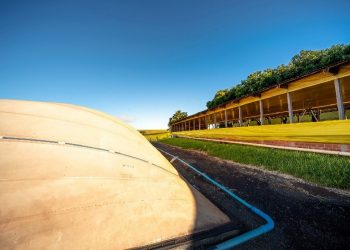 Biodigestor em propriedade paranaense. Foto: Alexandre Marchetti/Itaipu Binacional