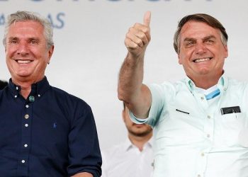 Fernando Collor de Mello e Jair Bolsonaro. Foto: Alan Santos/PR
