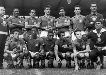 Brasil ganhou seu primeiro título em Copa do Mundo em 1958 - Crédito: Divulgação/CBF