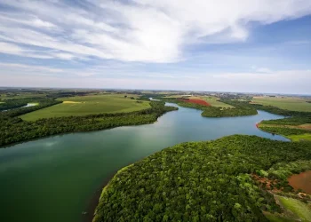 Reservatório da Itaipu. Foto: Alexandre Marchetti/Itaipu Binacional