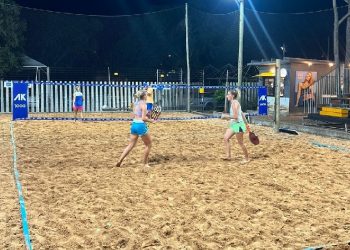 Treinamento de atletas na Arena Kirmayr / Crédito: Divulgação/Brisa Beach