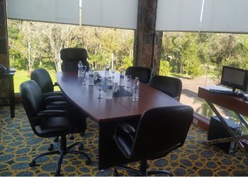 As salas de reuniões do hotel foram ocupadas para a preparação da reunião do bloco do Mercosul - Credito fotográfico: Group CT
