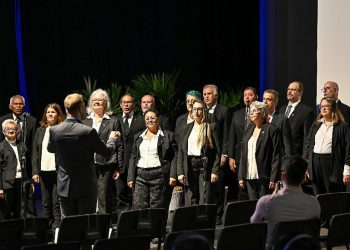 Coral de Itaipu se apresentou na Damsweek. Foto: Rafa Kondlatsch/Itaipu Binacional