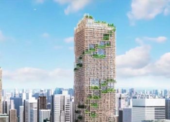 Arte do projeto para o edifício