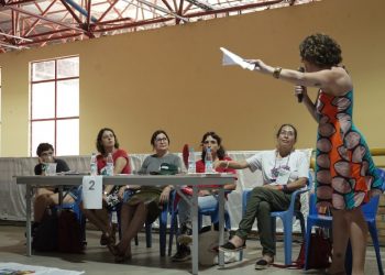 Todos os palestrantes concordaram que a luta nas ruas, nos territórios, é a garantia de que os direitos serão mantidos e, posteriormente, se transformarão em políticas públicas para melhorar a vida das pessoas que habitam nosso continente. Foto: Zary Wong
