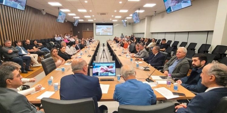 Debate abrangeu políticas conjuntas para as Três Fronteiras, com foco em atendimento, educação e prevenção – foto: Divulgação Debate abrangeu políticas conjuntas para as Três Fronteiras, com foco em atendimento, educação e prevenção – foto: Divulgação