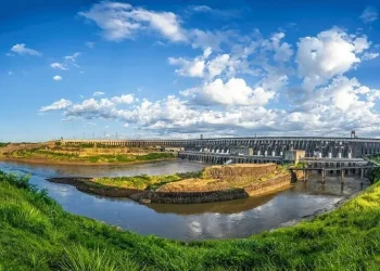 Usina completa 40 anos de produção neste domingo (5). Foto: Alexandre Marchetti/Itaipu Binacional