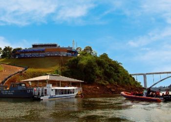 Complexo Puerto Kattamaram está localizado na base naval da Marinha paraguaia. - Credito fotográfico: Arquivo Grupo Macuco
