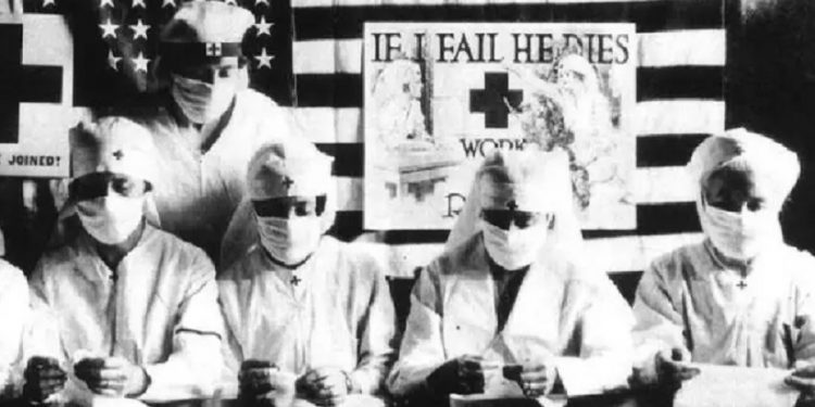 Economistas analisaram a recuperação econômica de cidades americanas após o fim da pandemia de gripe espanhola — Foto: Getty Images via BBC Economistas analisaram a recuperação econômica de cidades americanas após o fim da pandemia de gripe espanhola — Foto: Getty Images via BBC