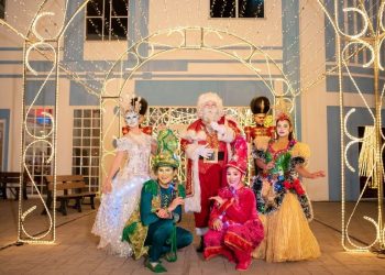 O espetáculo do Natal de Águas e Luzes vai encantar moradores e turistas que visitarem o Wonder Park Foz