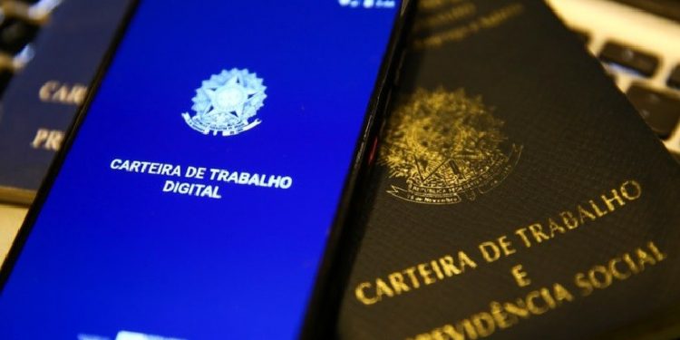 Número de empregados com carteira assinada no setor privado (excluindo trabalhadores domésticos) foi de 37,2 milhões, o maior desde 2015. Na comparação anual, aumento é de 3,5% (mais 1,3 milhão de pessoas). Foto: Marcelo Camargo/Agência Brasil
