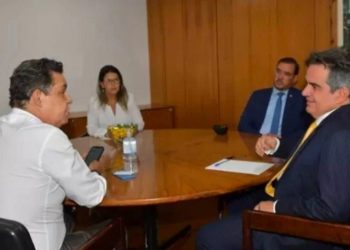 Encontro de Ciro Nogueira com pastor lobista: registro foi apagado - Foto: Reprodução