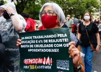 Mobilização de trabalhadores da educação em defesa de melhores salários - Foto ilustrativa: CPERS-Sindicato/Divulgação