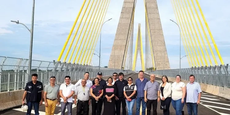 Codetri defende a abertura da ponte para veículos no segundo semestre – foto: Divulgação Codetri defende a abertura da ponte para veículos no segundo semestre – foto: Divulgação