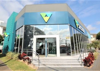 Ponto de atendimento do Sicoob em Medianeira, na Região Oeste - Foto Divulgação