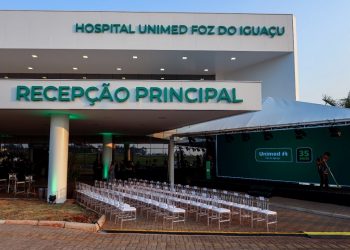Fachada do novo Hospital Unimed Foz - Foto: Reprodução/Dona Jurema Propaganda