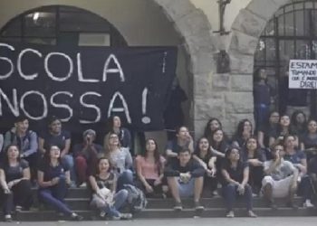 O grito de "todas as quebradas" simboliza a união da periferia contra o projeto de Alckmin.  Foto: Reprodução