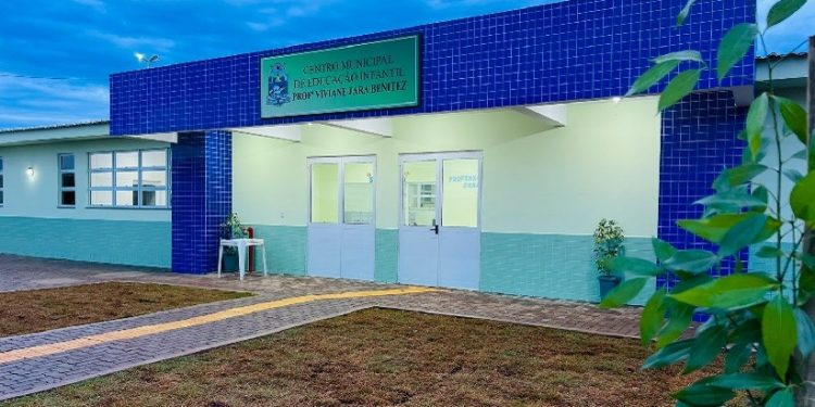 Maior Cmei do município leva nome da professora Viviane Jara Benitez (Foto Assessoria) Maior Cmei do município leva nome da professora Viviane Jara Benitez (Foto Assessoria)