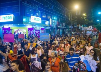Marcha das Mulheres une a fronteira por direitos e contra o machismo - Foto: Marcos Labanca/Arquivo