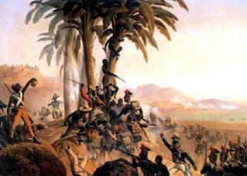 Combate entre tropas haitianas e francesas