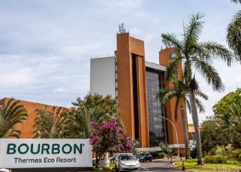 Fachada do Bourbon Thermas Eco Resort. Foto: Divulgação.