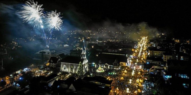 Centro de Gramado no Rio Grande do Sul - Foto: Cleiton Thiele/Divulgação