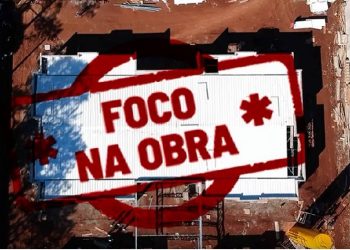 O mapa reúne para consulta 65 obras públicas municipais - arte: Cláudio Siqueira/OSB-FI