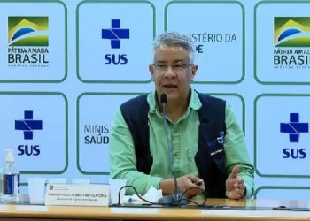 Secretário de Vigilância em Saúde, Wanderson de Oliveira — Foto: TV Globo/Reprodução