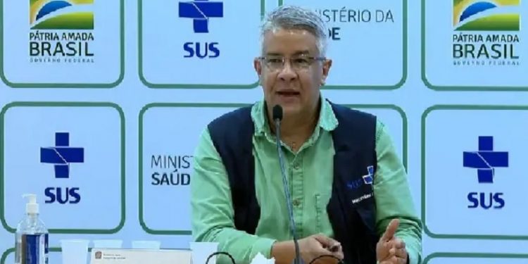 Secretário de Vigilância em Saúde, Wanderson de Oliveira — Foto: TV Globo/Reprodução