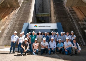 Durante atividades na Itaipu. Fotos: Sara Cheida/Itaipu Binacional