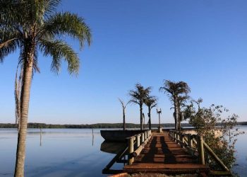 Com a volta dos veranistas, o consumo de água no balneário de Santa Helena foi duas vezes maior Crédito: Prefeitura de Santa Helena