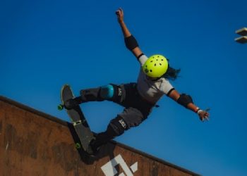 Raicca Ventura conquista medalha de prata nos Jogos Pan-Americanos, em Santiago, no Chile, na modalidade de sakte park. Créditos: Divulgação/Sergio Klavin