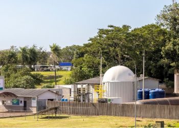 Primeira Unidade de Produção de Hidrocarbonetos e Energia Renovável do país está localizada em Foz do Iguaçu, nas dependências da Itaipu Binacional. (Foto: Kiko Sierich - Itaipu Parquetec)