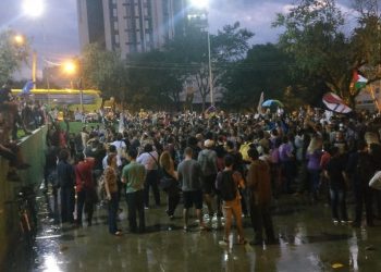 Praça da Paz se tornou palco das grandes mobilizações e protestos em Foz do Iguaçu - Foto: Amilton Farias
