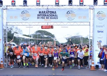 Novidade deste ano, corrida de 5 km dentro da Itaipu 
Foto: Jhonatan Gusberti