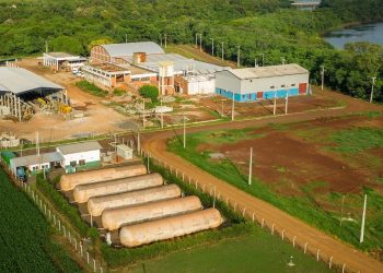 Usina de biogás de Entre Rios do Oeste. Foto: Edino Krug/Itaipu Binacional
