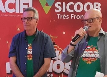 Presidente do Conselho Superior, Rodiney Alamini; e presidente da ACIFI, Danilo Vendruscolo - Foto divulgação