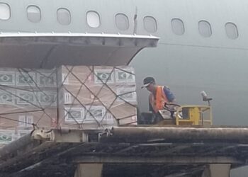 No mesmo voo também foram encaminhados cestas básicas e medicamentos, arrecadados pela Embaixada do Líbano, em Brasília, em conjunto com o Consulado-Geral do Líbano, em São Paulo, e pelo Consulado-Geral do Líbano, no Rio de Janeiro. - Foto: FAB/Divulgação