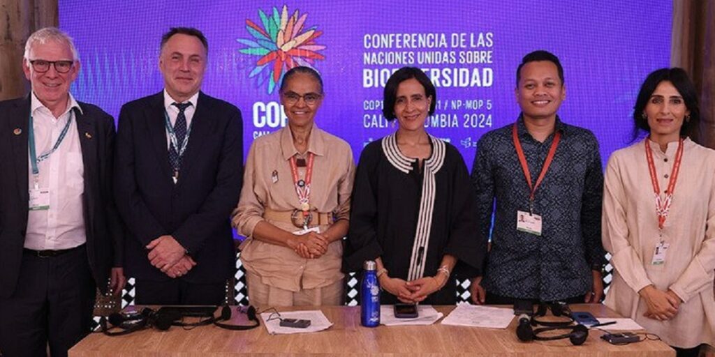 O conceito do Fundo, na visão da ministra Marina Silva (na foto, ao lado da presidenta da COP 16, Susana Mohammad), veio da necessidade de recompensar quem preserva sem desmatar - Foto: Felipe Werneck/MMA