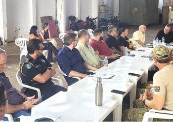 CT de Segurança do Codefoz reúne forças municipais, estaduais e federais – foto: assessoria