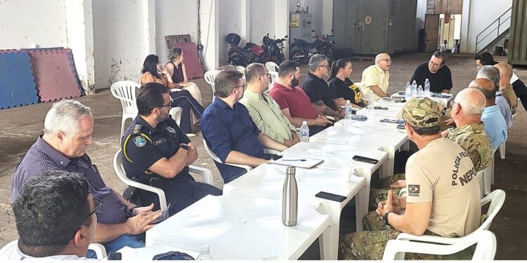 CT de Segurança do Codefoz reúne forças municipais, estaduais e federais – foto: assessoria