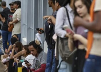 Ao todo, mais de 4,3 milhões de pessoas se inscreveram no Enem 2024. Os resultados finais serão divulgados em 13 de janeiro de 2025 - Foto: Marcelo Camargo/Agência Brasil
