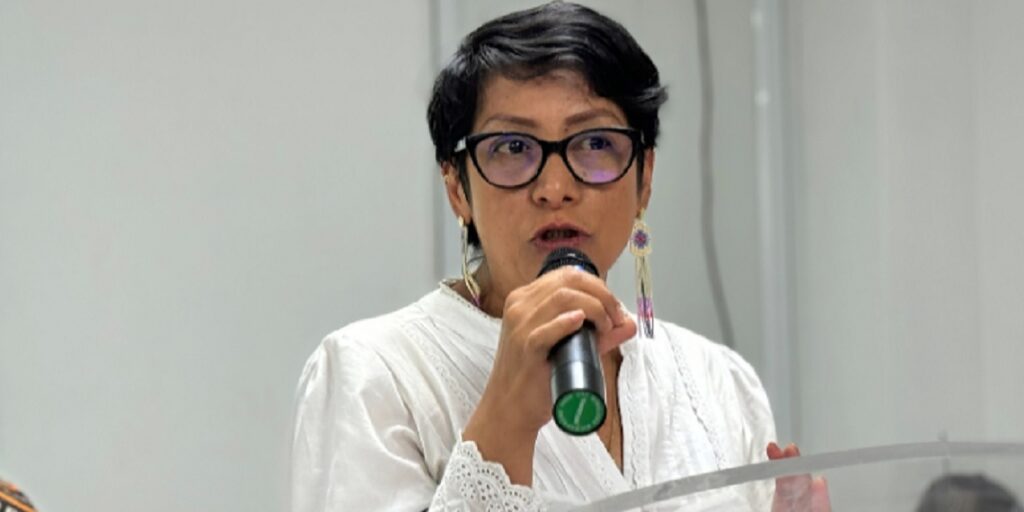 Claudia Flórez socializa en Cartagena la ruta unitaria del Pacto Histórico. Foto Aura Botero