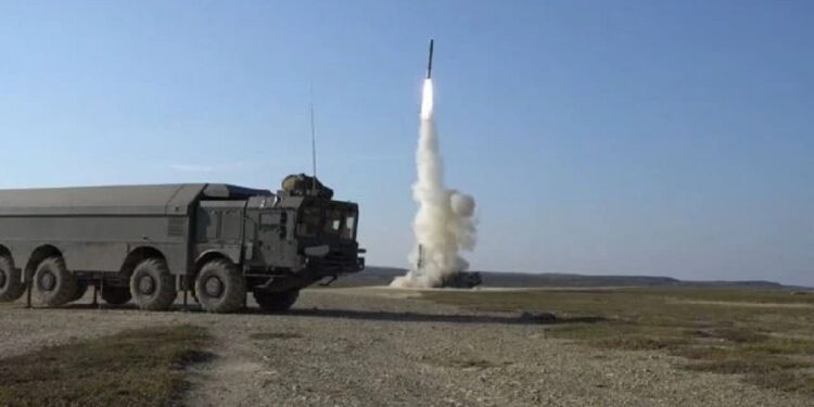 Exército russo faz lançamento de míssil | Ministério da Defesa da Rússia/ARQUIVO Exército russo faz lançamento de míssil | Ministério da Defesa da Rússia/ARQUIVO