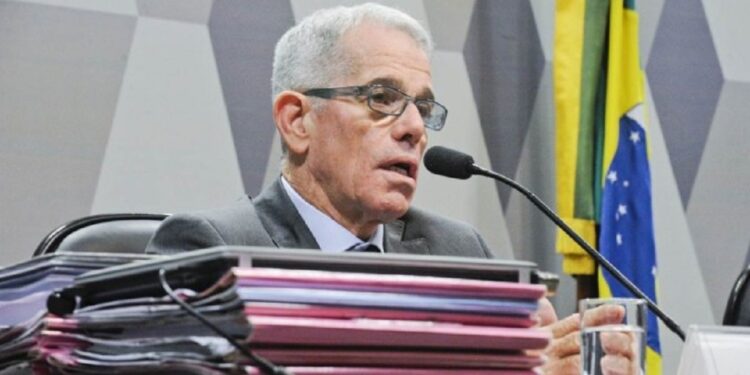 Saldanha criticou a Lei Romário, que é em favor dos deficientes - (crédito: Edilson Rodrigues/Agência Senado) Saldanha criticou a Lei Romário, que é em favor dos deficientes - (crédito: Edilson Rodrigues/Agência Senado)