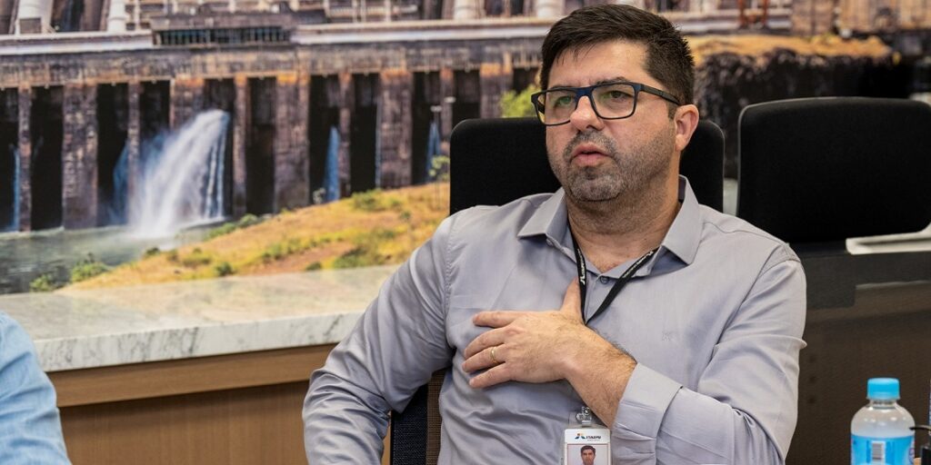 Marcos Rogério Pinto, gerente de Gestão da Comunicação Social de Itaipu. Foto: William Brisida/Itaipu Binacional.