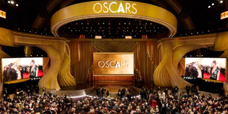 Imagem reprodução da cerimônia do Oscar 2024 Imagem reprodução da cerimônia do Oscar 2024