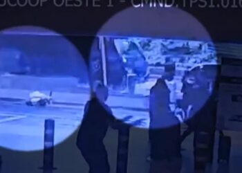 Execução no Aeroporto de Guarulhos (Foto: Reprodução/TV Globo)