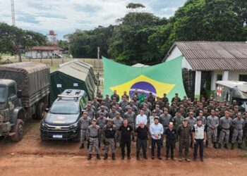 Coordenada pela Casa Civil, a Operação de Desintrusão da Terra Indígena Munduruku mobilizou uma força-tarefa composta por diversos órgãos federais - Foto: Secom/PR