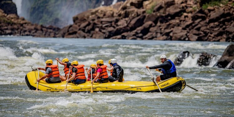 Crédito fotográfico: Acervo Macuco Safari
Rafting: Rodrigo Rahmeier Crédito fotográfico: Acervo Macuco Safari
Rafting: Rodrigo Rahmeier